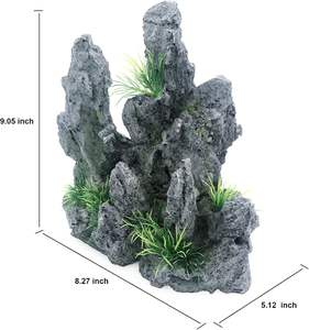 <span class=keywords><strong>Aquarium</strong></span> Bergcichlid Hars Steenrots Betta Vis Schuilplaats Natuurlijke Uitzicht Zee-/Zoetwater <span class=keywords><strong>Aquarium</strong></span> Landschap Grote Vis - Product Image 2