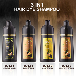 Shampoo Colorante per Capelli Marrone Nero al Ginseng Biologico Senza Ammoniaca di Alta Qualità, Tintura Rapida 2 in 1, Produzione Originale - Product Image 4