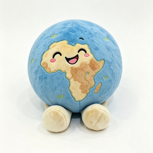 Peluche globe terrestre personnalisée, peluche planète Terre, peluche carte du monde, peluche Terre - Product Image 6
