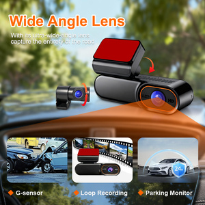 Caméra embarquée 4G 2 canaux 1080p HD, enregistreur vidéo de voiture, vision nocturne, double enregistreur de conduite, <span class=keywords><strong>DVR</strong></span> de voiture pour voiture - Product Image 3