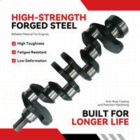 Car Engine Forged Steel Crankshaft 8-94455-240-1 for ISUZU 4JA1 NKR NHR TFR Trooper Engine Assembly