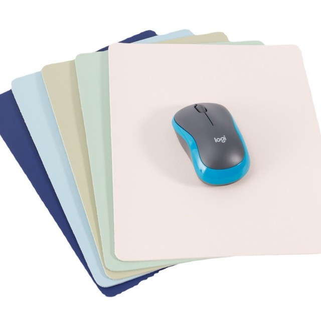 Computer Small Leather Mouse Mat Leather Mouse Pad Desk Pad Stylish and Simple Waterproof Laptop Desk Pad for Home Office