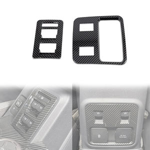 LUMA 4x4 aksesuarları Ford Bronco 2021-2024 için şık ABS pencere anahtarı paneli kapak koruyucu 2/4 kapı pervazı bindirmeleri - Product Image 1