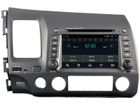 Écran Android 7 pouces style OEM pour Honda Civic 2005-2012, conduite à gauche, autoradio multimédia GPS CarPlay