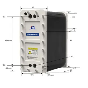JHM GX series GX-45Z 5000L EDI stack Continous electrodeionization EDI module for ultra pure and high purity water