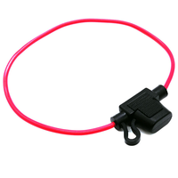Porte-fusible en ligne 16AWG, prise de fusible à lame automobile avec mini-fusible standard pour faisceau de câblage de voiture, étanche