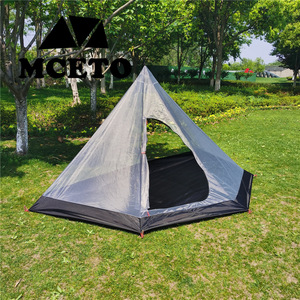 Mceto Pyramid <b>Tent</b> 285x140x130mm <b>Single</b> Layer Lightweight Camping Mosquito Net Four Seasons Outdoor Use - Product Image 1