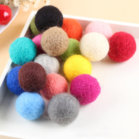 Personnalisé taille 1cm 1.2cm 1.5cm 2cm 3cm 4cm 5cm 6cm coloré népal De Noël feutre de laine sèche balls