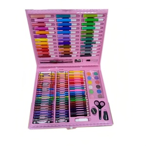 Trường vẽ Nguồn cung cấp nghệ thuật 150 pcs nghệ thuật vẽ tranh thiết lập cho trẻ em với bút chì màu, màu nước đánh dấu và bút chì màu - Product Image 5