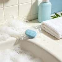 Comprimés effervescents portables pour le lavage des mains 7g – Comprimé nettoyant pour les mains en voyage, idéal pour une utilisation nomade