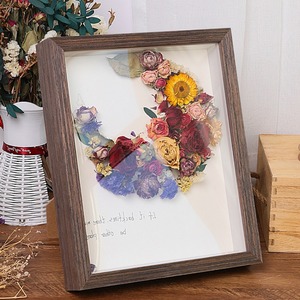 Support de table A4 A3 blanc 3d creux profond Art cadre <span class=keywords><strong>photo</strong></span> boîte fleurs séchées feuilles spécimen bois MDF ombre <span class=keywords><strong>photo</strong></span> - Product Image 3