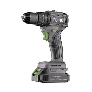 Perceuse sans fil 21V sans balais (modèle domestique), Vente en gros de batteries lithium-ion multifonctionnelles haute puissance et d'outils électriques - Product Image 1