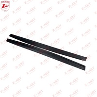 Z-ART M3 M4 Trockene Carbon-Seitenschweller für BMW F80 F82 F83 Prepreg Carbon-Seitenlippen für M3 M4 F80 F82 Lippen-Spoiler-Kit