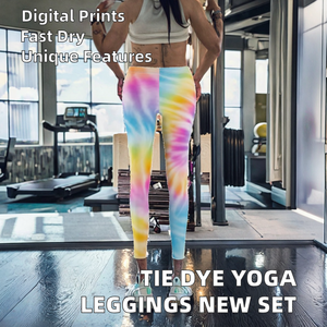 Leggings de Yoga Tie Dye de Secado Rápido, Pantalones Deportivos para Mujer, Fabricante OEM de Ropa Deportiva - Product Image 2