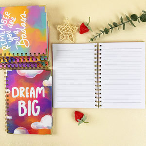 Proveedor de China, cuaderno en espiral de tamaño A5, impresión personalizada, su diseño, diario, páginas de línea Horizontal, cuadernos de encuadernación con alambre O - Product Image 5