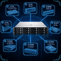 Système de serveur en rack NF5280M6 2U, serveur en rack, serveur d'entreprise, virtualisation, centre de données, cloud