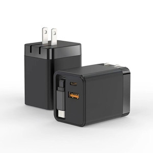 <span class=keywords><strong>Cargador</strong></span> USB PD QC3.0 de <span class=keywords><strong>40W</strong></span> de alta calidad con adaptador Gan estirable Compatible con <span class=keywords><strong>iPhone</strong></span> para portátiles Samsung, teléfonos móviles - Product Image 2