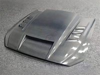 Capot moteur en fibre de carbone style TF pour Ford Mustang 2018-2023