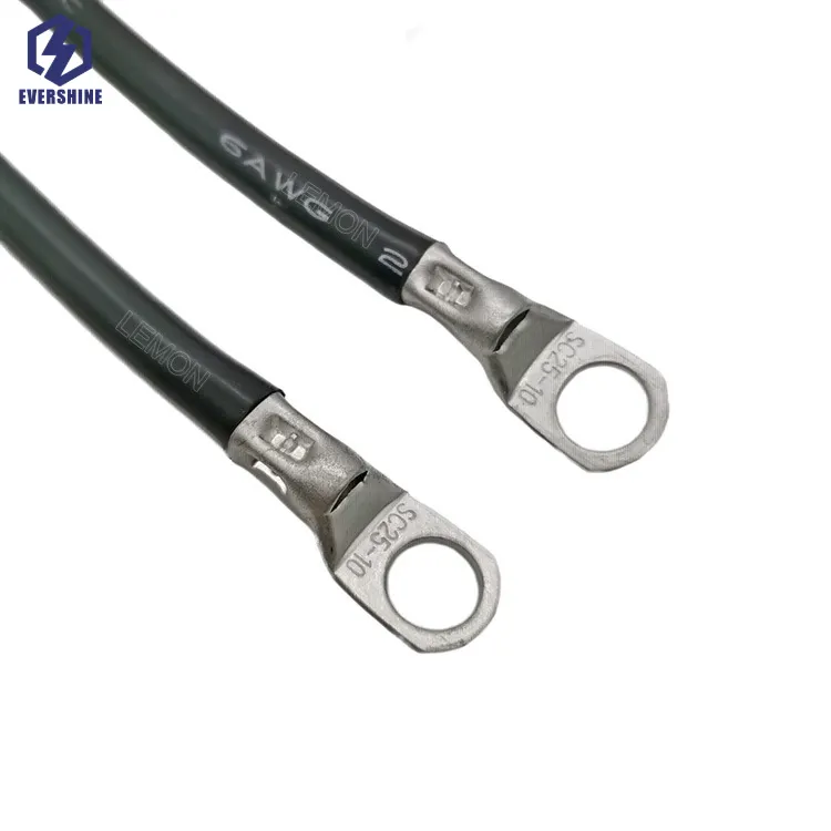 Manufacturer new energy Car Battery Connection Cable 16/18/20/22 AWG Red/Black Copper Wire Harness for Grounding