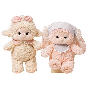 Muñeco de oveja de la serie de cuentos de hadas originales, lindo juguete de peluche <span class=keywords><strong>corto</strong></span> de 31cm-50cm, figura de almohada, muñeco de trapo, regalo para novios y novias - Product Image 1