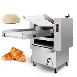 2023 Reversible Electrica Automatic Pastelitos Laminadora De Masa Panaderia Para Galletas 30 Kg Hojaldre Snack Machine