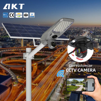 Nouvelle Conception d'Usine : Lampe Solaire de Surveillance 360° 30W, Projecteur LED Extérieur Haute Luminosité à Énergie Solaire avec Télécommande