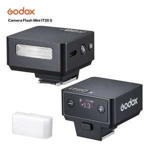 Godox IT20 S Couleur noire IFlash Mini TTL <span class=keywords><strong>Flash</strong></span> pour appareil photo automatique 1.5S Recyclage rapide sur le <span class=keywords><strong>flash</strong></span> de l'appareil photo pour appareil photo Sony - Product Image 1