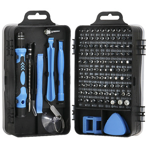 <b>Multi</b> Purpose Watch And Mobile Phone Repair <b>Screwdriver</b> Set 115 In 1 Carbon Steel Magnetic For Electronics Fixing - Product Image 5