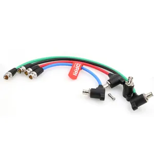 用于红色科莫多的12G SDI保护器电缆电流隔离器BNC公直角BNC母BNC电缆