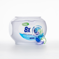 Lessive en Gros 4 en 1 Protection Couleurs Détachants Capsules de Lessive Peaux Sensibles