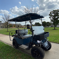 Voiturette de golf électrique 4 places, nouvelle conception 2026, batterie lithium 60V, autonomie 100 km, certifiée CE, pour parcours de golf