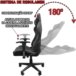 Chaise de jeu au design populaire, chaise PC personnalisée, chaise de jeu réglable avec accoudoirs 2D pour adolescents et salles de jeu - Product Image 5