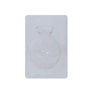 Modern Clear Glass <b>Small</b> <b>Vase</b> for Home Decor - Product Image 1