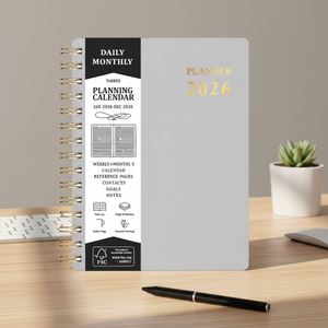Nuevo Planificador Financiero Mensual 2026, Cuaderno Espiral con Cubierta de PVC, Organizador de Presupuesto y Control de Gastos, Regalo - Product Image 2