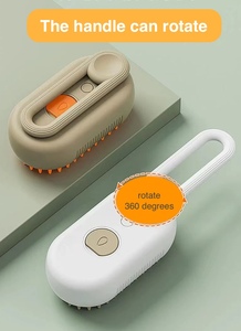 Cepillo de depilacion para gatos plegables peine de vapor abs herramienta de limpieza de belleza para mascotas con manga - Product Image 5