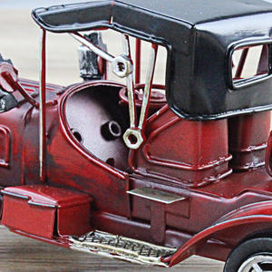 Classico stile europeo modello di auto d'epoca in ferro artigianale per la decorazione del Desktop per la casa e la vetrina - Product Image 4