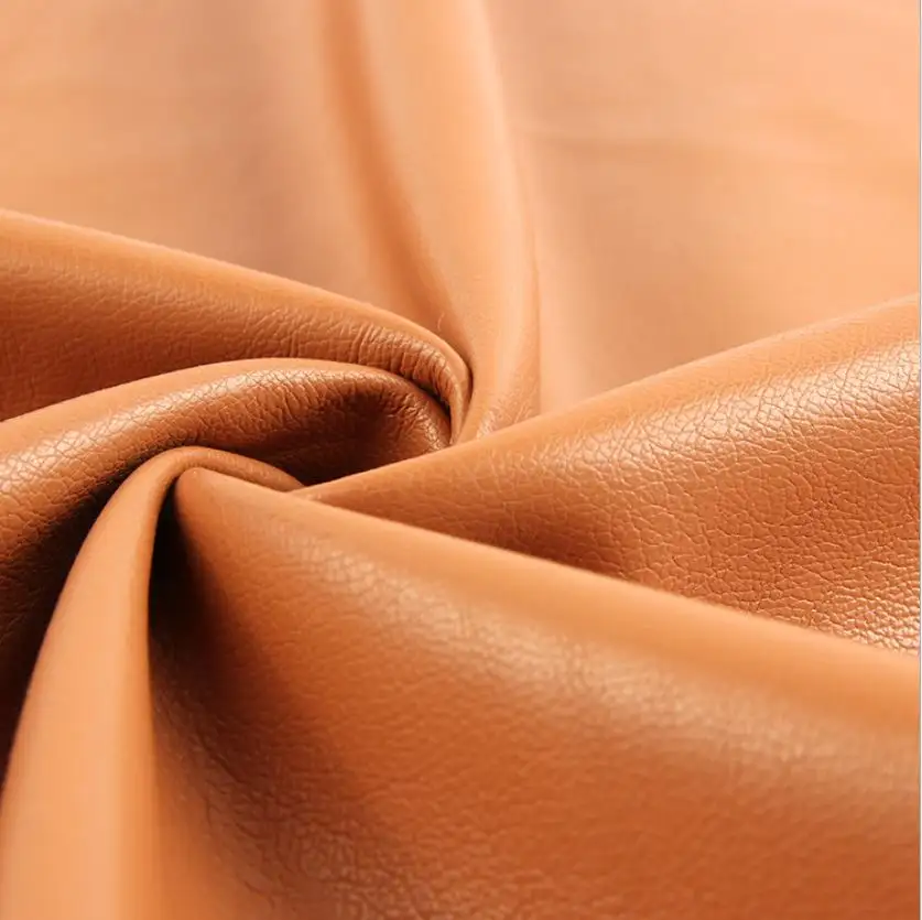 Texture Textile Synthetic Leather PU Leather Wholesale 0.7mm Woven Pvc Leather for Car Seat shoes Jacket Belts