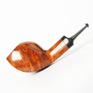 Muxiang Handmade Wooden Smoking Pipe Bent Type Portable Heat Resistant For Tobacco - Product Image 5