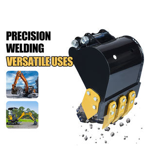 <span class=keywords><strong>Mini</strong></span> accessoires de seau d'excavatrice 300mm en acier allié solide seau à dents résistant à l'usure pour le dragage de fossé de travail agricole - Product Image 6