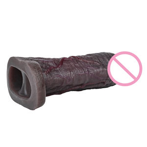 Funda para Pene SXXY Real Veins, Súper Suave, <span class=keywords><strong>con</strong></span> Cabeza Cerrada, Realista, Hueca, <span class=keywords><strong>con</strong></span> Anillo para el Pene, Retrasa la Eyaculación, Juguete Sexual para Hombres Adultos - Product Image 6