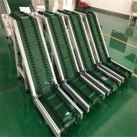 Rieles de guía verdes de PVC y caucho de alta calidad, equipo de cinta transportadora, línea de montaje económica para plantas de fabricación