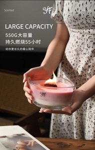 Nouveautés 2026, <span class=keywords><strong>bougie</strong></span> parfumée en cire <span class=keywords><strong>de</strong></span> soja à mèche en <span class=keywords><strong>bois</strong></span> craquelé, personnalisée, <span class=keywords><strong>de</strong></span> luxe, avec étiquette privée, pour un cadeau haut <span class=keywords><strong>de</strong></span> gamme - Product Image 6