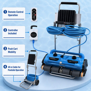 Macchina automatica del Robot di pulizia della <span class=keywords><strong>piscina</strong></span> 2*2 pulire <span class=keywords><strong>la</strong></span> foglia Auto con scatola di controllo della parete della <span class=keywords><strong>piscina</strong></span> Robot - Product Image 5
