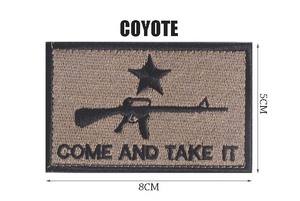 도매 컴퓨터 자수 후크 및 루프 전술 사기 패치 - Product Image 5