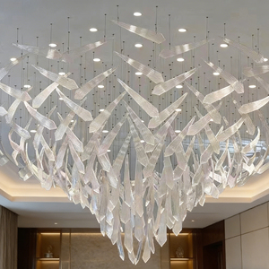 Lampadario a Candela Vintage di Lusso DUOMEIJU in Stile Nordico, a Forma di Albero Cromato, Grande Lampada a LED Personalizzata per Centri Commerciali e Hotel Moderni - Product Image 3