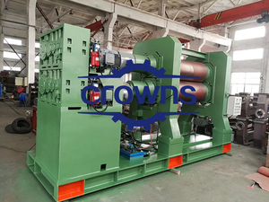 New Latex Sheeter <span class=keywords><strong>Weijin</strong></span> Zp350x700 Cao Su Creper Tấm Mill Máy Hai Cuộn Cao Su Lịch - Product Image 2