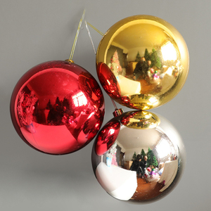 Boules <span class=keywords><strong>de</strong></span> <span class=keywords><strong>Noël</strong></span> brillantes personnalisées <span class=keywords><strong>de</strong></span> 20 cm, boules <span class=keywords><strong>de</strong></span> <span class=keywords><strong>Noël</strong></span> géantes en plastique, décorations suspendues pour arbre <span class=keywords><strong>de</strong></span> <span class=keywords><strong>Noël</strong></span> - Product Image 4