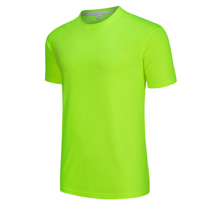 T-shirts pour hommes de la série Sports Leisure, brodés, tricotés, surdimensionnés, respirants, absorbant l'humidité, taille plus, pour l'entraînement sportif - Product Image 2