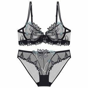 Vente de gros Soutien-gorge culotte Soutien-gorge avec dentelle Dames Soutien-gorge et <span class=keywords><strong>pantalon</strong></span> - Product Image 2