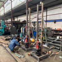 Foreuse AKL-150H, prix économique, fabrication chinoise, pour forage de puits d'eau jusqu'à 100m, petite et portable, mini-machine de forage de puits.